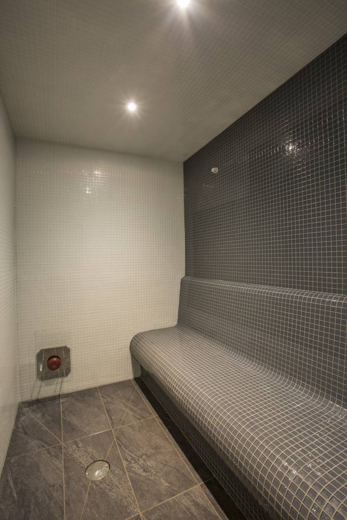 Steam room with aromatherapy